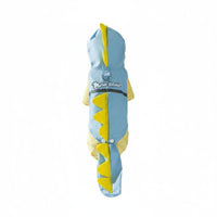 Dirt Resistant Dinosaur Dog Rain Suit Full Body Dog Raincoat Pet Apparel for Small Dogs, Rainy Day, Outdoor Walking, Travel