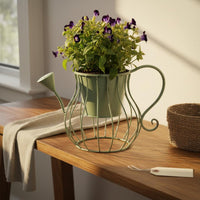 Watering Can Planter Vintage & Design Rustic Flower Pot Holder