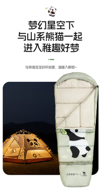 骆驼户外儿童学生睡袋被子两用成人露营午睡秋冬保暖防寒加厚隔脏