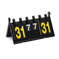 Manual Flip Scoreboard Clear Visibility Flip Card Scoreboard Manual Score Counter Portable Scorekeeper Foldable for Referees