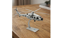 Z-20 Helicopter Model Alloy Helicopter Model with Stand Collectible for Aviation Enthusiasts, Office Decoration