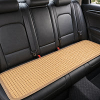 Rear Seat Cushion Cooling Rear Seat Mat with Bamboo Slats Ventilated for Summer Travel