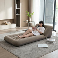 Inflatable Mattress with Adjustable Backrest and Pump, Single Airbed Air Bed for Adults and Kids, Foldable Guest Bed, 190x90x50cm 3.2kg Design