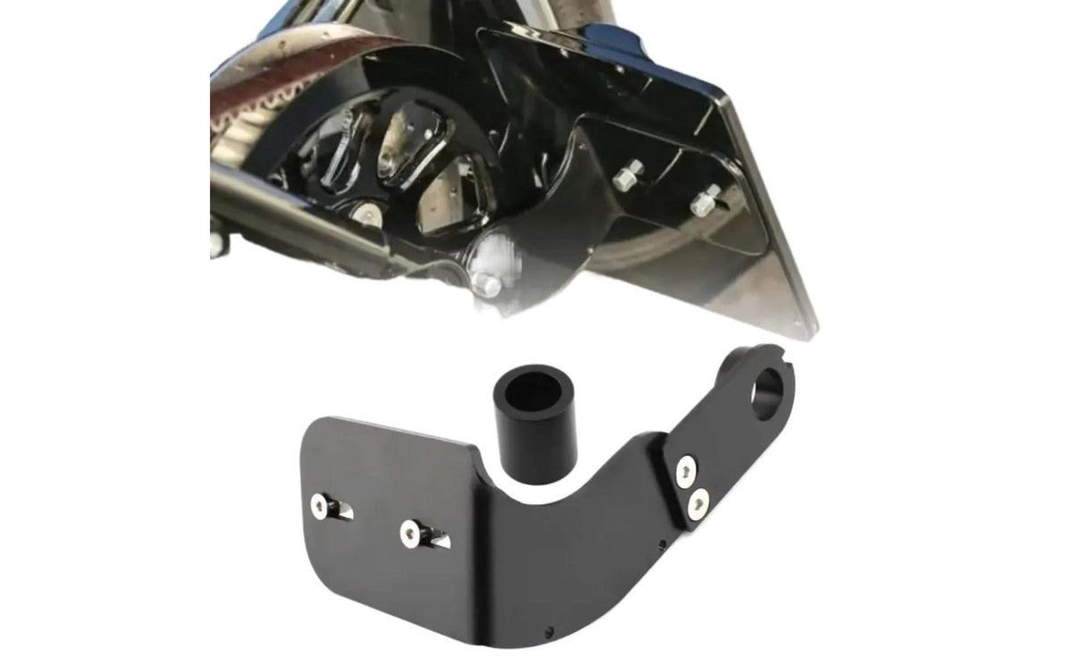 Side Mount Registration Plate Bracket Aluminum Alloy Axle Mount Tag Holder Easy Installation for Motorcycle Owners
