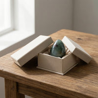 Polished Stone Egg Glossy Egg-Shaped Stone Smooth Ornament for Collectors, Aquarium, Tabletop, Desk