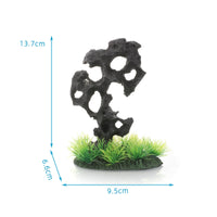 Aquatic Pet Aquarium Rockery Realistic Design Resin Aquarium Stone Cave