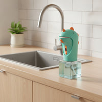 Dinosaur Soap Dispenser Electric Automatic Foaming Soap Dispenser Hygienic for Children, Bathroom, Countertop