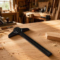 T right angle Ruler Multi-Function Carpentry Angle Ruler Aluminum Alloy Marking Tool for Woodworkers