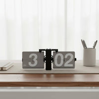 Retro Flip Clock Minimalist Design Flip down Clock Luxury Look Home Decor for Desk