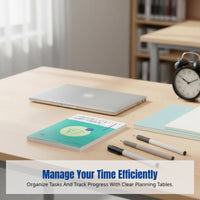 Todo Planner Notebook, Time Management, Productivity, Minimalist Study Organizer