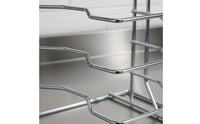 Multi-Tier Pizza Rack Space Saving Pizza Pan Stacking Rack Metal Kitchen Storage for Pizzerias, Restaurants