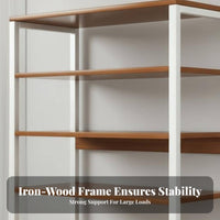 Four-Tier Exposed-Shelf Shelving Single-Tier Space-Saving Design Four-Tier Utilitarian Shelving Single-Tier Versatile Storage Single-Tier