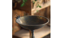 Vintage Bird Feeder Distressed Finish Antique Style Bird Feeder Easy to Maintained Garden Decor for Patio