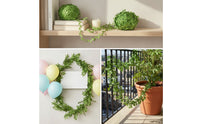 Foliage Strand Garland Greenery Artificial Foliage Strand Decorative Fake Hanging Leaves for DIY Enthusiasts, Crafters, Room Decor, Wreaths
