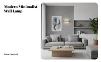 Flicker-Non-Flickering Modern Wall Lamp Easy Installation Modern LED Wall Sconce Brushed Finish LED up down Light for Interior Designers, Hotel Managers, DIY Enthusiasts, Bedroom, Hallway, Staircase, Living Room