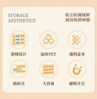Egg Storage Box with Rolling Dispenser for Refrigerator Door