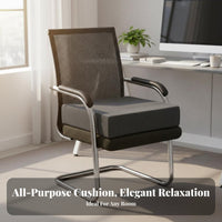 Adds Comfort Thick Foam Seat Cushion High Rebound Foam Chair Pad Extra Supportive Lift for Students, Adults, Classroom, Dining Room, Kitchen