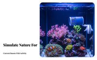 Submersible Water Circulator Waste Removal Function Fish Tank Current Pump Simulates Current Aquarium Circulation Pump for Freshwater Aquariums