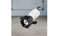 Pump Outlet Connector Hand-Tightened Elbow Adapter with Wing Tabs Hose Barb Adapter Hexagonal for DIYers, Plumbing Repair