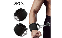 Cable Machine Wrist Strap Adjustable Wrist Cuff Padded Cable Attachment with Triangular Loop for Weightlifters, Gym-Goers, Strength Training
