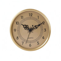 Quartz Silent Sweep Timepiece Insert Movement DIY Round Metal Timepiece Insert Insert Replacement