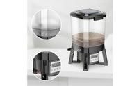 Timed Automatic Pond Aquatic Feeder Programmable Automatic Aquatic Food Dispenser for Koi Hobbyists, Backyard Gardens