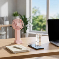 Portable Fan with Base Personal Mini Fan with Stand Rechargeable for Students