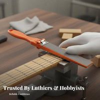 Easy To Use Guitar Fret Polishing Stick Safe Border Design Fret Polishing Tool Long-Lasting for Luthiers, Guitarists, Repair Shop, Workshop