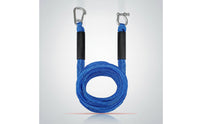Coiled Bungee Dock Line Floating Dock Line with Foam Buoyant Bungee Mooring Rope Long-Lasting for Boaters