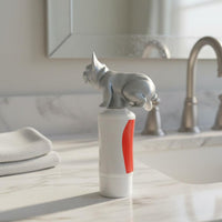 Funny Design French Bulldog-Design Toothpaste Cap Novelty Design Dog-Shaped Toothpaste Cap Gift Idea French Bulldog-Design Tube Topper Easy to Clean