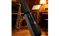 Multiple Carrying Modes Saxophone Backpack Case Padded Oboe Case Bag Sturdy Zippers Music Gear Waterproof