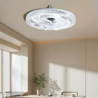 Crystal-Textured E26/E27 Ceiling Fan Light Three-Color Ceiling Fan Light Low-Profile Fixture Detachable for Bedroom, Study Room, Dining Area