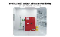 Hazard-Resistant-Resistant Cabinet Double Lock Design Hazard-Resistant Resistant Cabinet Fire Resistant for Research Facility Personnel, Workshops