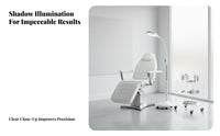 High Magnification LED Magnifying Floor Lamp Stepless Dimmable Magnifying Floor Lamp Hands-Unrestricted Design LED Work Light with Magnifier Eye Protection for Nail Technicians Artists, Medical Office, Home Office, Craft Room, Workshop