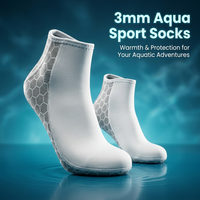 3mm Neoprene Diving Socks, Wetsuit Socks for Cold Water Swim, Thermal Wetsuit Socks for Men, Neoprene Socks for Water Sports
