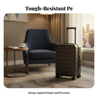 20in Rolling Luggage Large Capatown Pathways Rigid-Shell Hand Luggage Sturdy Suitcase for Explorers, Vacationers, Vacations, Airports