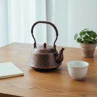 Handmade Copper Tea Kettle Traditional Craftsmanship Hammered Copper Additional Teapot Thick Houseware for Office