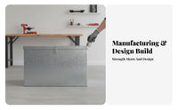 Metal Tool Chest Large Capacity Lockable Tool Case Portable Steel Tool Organizer Sturdy-Duty Galvanized Steel Box Rust-Resistant