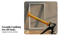 Caulking Heavy Duty Half-Barrel Caulking Sturdy Hand Tool for Construction Workers, DIY Enthusiasts, Home Improvement, Renovation, Lavatory