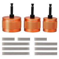 3 Pieces Copper tube Cleaner Set Wear-Resistant Copper tube Cleaning Tool Construction Tube Cleaning Brush for Heating and Cooling Technicians