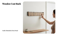 Folding Hooks Piano Key Hook Rail Space-Saving Piano Key Hook Rack Rounded Edges Wall Hanger Heavy-Duty for Design Enthusiasts, Homeowners, Entryway, Hallway, Mudroom, Bedroom