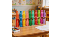 Brain Training Color Matching Bottle Game Develops Logical Thinking Bottle Peg Memory Game Cognitive Skill Builder Educational Toy Beginner-Friendly for Preschoolers