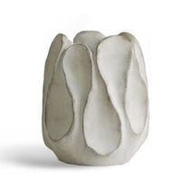 Tabletop Vase Matte Sculptural Vase Textured Flower Holder for Decorators, Simplicity Seekers