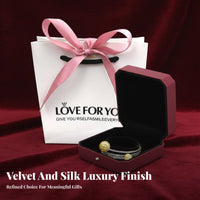 High-End Jewelry Gift Box Elegant Design Band Presentation Box Soft Interior Lining for Women, Couples, Gifting, Special Occasions, Weddings