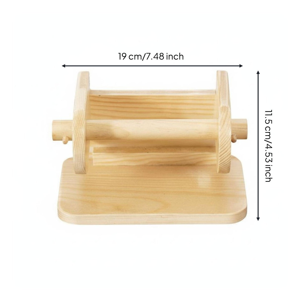 Wall Mount Kitchen Roll Rack Wood Wooden Paper Towel Holder Rustic Design Face Towel Holder for Washroom