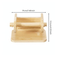 Wall Mount Kitchen Roll Rack Wood Wooden Paper Towel Holder Rustic Design Face Towel Holder for Washroom