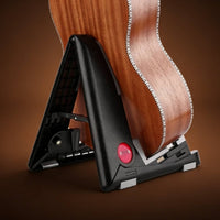Foldable Guitar Stand Compact Instrument Holder Upright