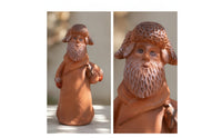 Tabletop Ornament Weathered Garden Figurine Rustic Man Statue for Collectors, Patio, Balcony