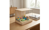 Acrylic Pet Breeding Enclosure Transparent Small Animal Breeding Box Open Interior Square Breeder Box