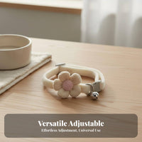 Flower Cat Cute Design Soft Flower Soft Pet & Comfortable Soft Pet Neckband for Daily Wear, Photo Shoots, Parties